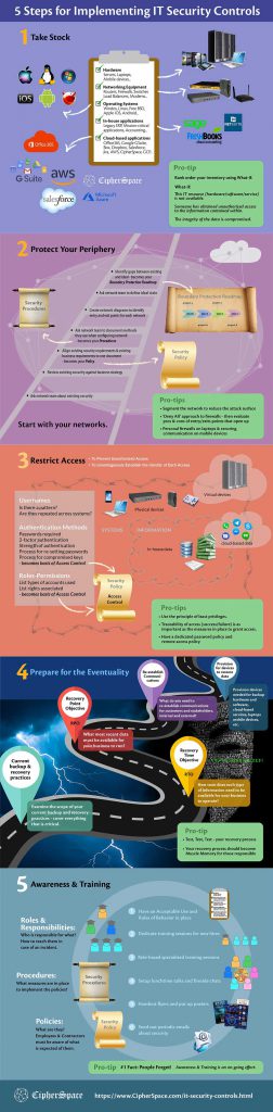 IT Security Controls Infographic