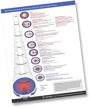 Zero Trust Security Infographic